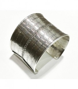 BRAZALETE RIGIDO PLATA  50MM - PULRIGIDA24