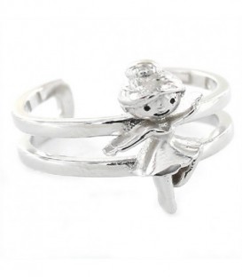 SORTIJA PLATA BAILARINA ABIERTA ATRAS - 9108127