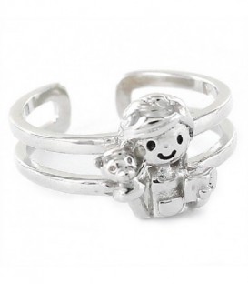 ANILLO PLATA EDUCADORA INFANTIL ABIERTO - 9108137