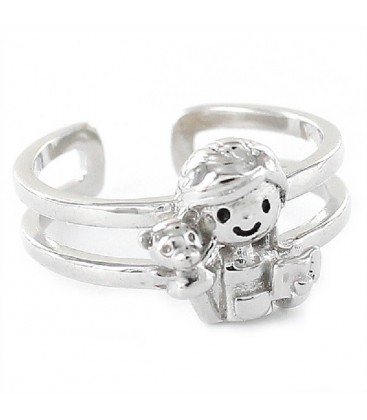 ANILLO PLATA EDUCADORA INFANTIL ABIERTO - 9108137