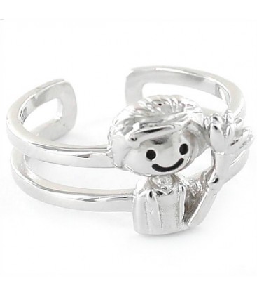 ANILLO PLATA LIMPIADORA ABIERTA ATRAS - 9108122