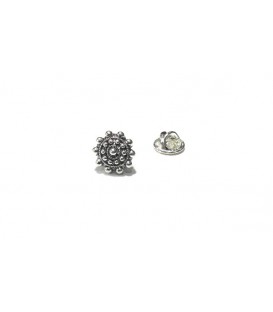 PIN CHARRO PLATA TAMAÑO BOTON 14MM - PIN006D