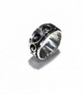 ANILLO PLATA PARA HOMBRE ANTIESTRES TALLA 18, ANCHO 10MM - SOR18/10MM
