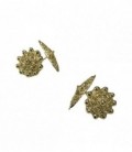 GEMELOS CHARROS PLATA CHAPADA, TAMAÑO BOTON 14MM - GE-006D-CH