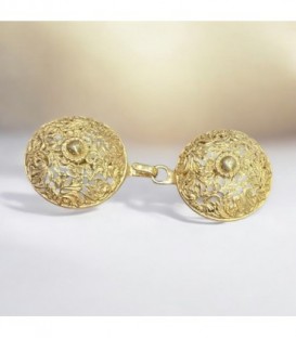 BROCHE PARA COSER EN CAPA PLATA CHAPADA BOTONES 29MM - BROCHECAPACH