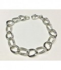 PULSERA PLATA LARGO 21CM - 430199